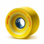 Orangatang Moronga 72.5 mm 86a Freeride Longboard Skateboard Wheels (Yellow, Set of 4)