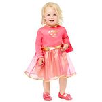 Child Pink Supergirl Superhero Book Week Kids Girls Toddler Fancy Dress Costume (2-3yr)