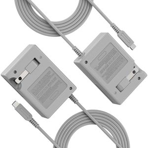 RuntoGOL AC Power Charge Replacement for 2DS 3DS Console,Power Adapter for 3DS/3DSXL/DSi/DSi XL/2DS/2DS XL/New 3DS XL,100~240V Wall Plug(2Pcs Charger)
