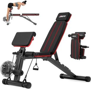 JOROTO Weight Bench Adjustable, Foldable Workout Bench Press, 453KG Load Strength Training Benches for Home Gym Full Body Workout, Roman Chair Dumbbell Bench