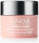Clinique Moisture Surge 100H Auto-Replenishing Hydrator Oil Free Face Moisturiser With Hyaluronic Acid + Aloe Vera Bioferment for All Skin Types | Hydrating + Moisturising, 15ml