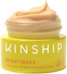 Kinship Brightwave Vitamin C Energizing + Brightening Eye Cream - Reduce Dark Circles & Puffiness - Diminishes Fine Lines & Under Eye Bags - Hydrating w/Antioxidants - Fragrance Free (0.5 Oz)