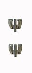 Mozart Drum Claw Hook for Bass Drum Parts Accessories Silver pack of 2pcs