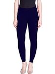 Lyra Women Solid Premium Cotton Ankle Length Leggings | Mid-Waist | Fashionwear