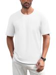 TACVASEN Mens Tee Shirt with Pocket Crew Neck Tshirts for Men Summer Cotton T Shirts for Men Lightweight White Shirt Work Shirts