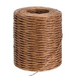 Opopark 2mm Floral Wire,656 Feet Bendable Vine Bind Wire for Floral Bouquets Wrapping,Floristry Arrangement and Crafts(Brown)