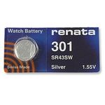 Renata 301 Button Cell watch battery