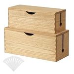 Kirigen Wood Cable Management Box -