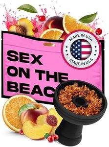 tricase Shisha Hookah Flavors Nicotine Free Sex On The Beach Shisha - 3.5 ounce - 100g Mix of Peach Flavor, Orange Shisha, Cranberry, Hookah Vodka Flavor - Herbal Hookah Tobacco & Nicotine Free (Pack of 1)