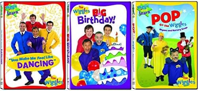 The Wiggles (3 DVD Collection): You Make Me Feel / Big Birthday / Pop Go The Wiggles Starring: Murray Cook, Jeff Fatt, Anthony Field, Sam Moran (Director: Paul Field )