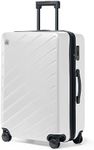 AnyZip Luggage Expandable(only 28") Suitcase with Spinner Silent Wheels PC+ABS Hardshell Travel Suitcase with TSA Lock 28Inch White