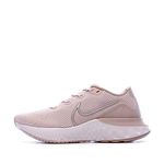 Nike Women's Renew Run Shoe, Rosado Ligero/Blanco/Malva Piedra/Br On Ce Rojo Metálico, 4.5 UK