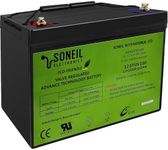 12V 100Ah Deep Cycle AGM Battery, H