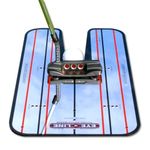 EyeLine Golf Patented Classic Putting Mirror Training Aid - Portable Putting Trainer for Games Drills. Mirror Size 9.25 x 17.5 in. As seen on PGA Tour. Made in USA. Use Outdoors or Indoor Putting mat