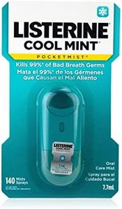 Listerine spray alla menta fresca 7,7 ml di mal di gola profuma di collutorio