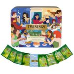 Twinings The Tea Moment Collection Assortment Tea Gift Set, Teabags 54 Pcs, 9 Tea Flavors Set, Green Tea, Chamomile Tea, Honey Lemon Tea, & more, Best Flavored Green Tea