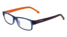 LACOSTE 24557 421 BLUE STEEL/ORANGE 53/15/145 MALE Eyewear Frame