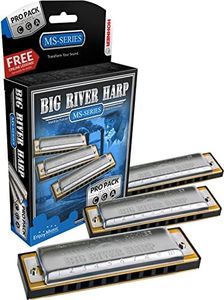 Hohner Big River Harp Pro Pack Harmonica Set (C-, G-, A-Major)