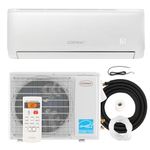 COSTWAY 12,000 BTU Mini Split Air Conditioner, with Heat Pump, 21 SEER2 Inverter, 24H Timer, Auto Clean, Remote Control for Rooms up to 750 Sq.Ft, 208-230V (12000BTU, 208-230V, 21 SEER2)