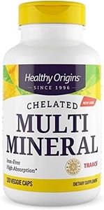 Healthy Origins Chelated Multi Mineral (featuring Albion Minerals), 120 Veggie Caps