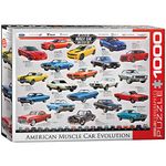 Eurographics 6000-0682 Muscle Car Evolution Jigsaw Puzzle (1000-Piece)