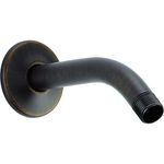 Delta Faucet U4993-RB 6-Inch Shower Arm and Flange, Venetian Bronze