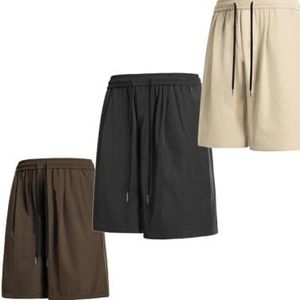 3 Pack Gym Shorts Men,Workout Shorts Men Elastic Waistband Quick Dry Athletic Running Short Pants Lightweight Breathable with Pockets,Gym,Sports,Exercise,Tennis,Casual Activewear,Yoga,Hiking,Beachwear