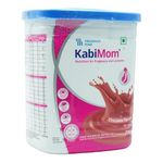 Kabimom Chocolate Nutrition Powder, 200g Daily Nutrition (Girls) - Double Chocolate, | 10G Protein With Zero Refined Sugar, Powder