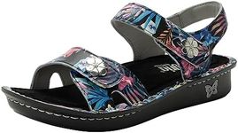 Alegria Womens Vienna Leather Sandal, Tropic Nights, 11.5-12