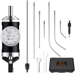 Neoteck Coaxial Centering Indicator 0-0.15''/0.0005'' Diall Indicator Set with Storage Case Accurate Co-Ax Indicator for Milling Machine Center Test Dial