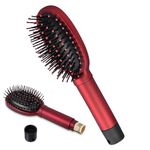 Secret Stash Hidden Storage Items Diversion Hairbrush with Hidden Compartment Portable Hairbrush Comb Safe for Diversion and Hiding Private Items at Home, Festivals, Car, Travel etc (Red)