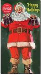 Trademark Fine Art Santa Holding 6 Pack of Coca-Cola 20x36-Inch