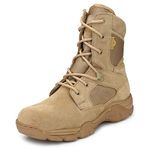 Mikaasa Response 8.0 Side Zip Military & Tactical Boots for Men 9 UK Beige