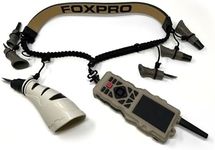 FOXPRO XD8 Tier Coyote Call Lanyard in Tan and Black Paracord Designed to Hold 6 Calls and Predator Electronic Game Call Remote