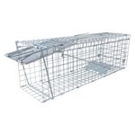 Large Humane Live Animal Trap - Heavy Duty Cage for Raccoons, Squirrel, Rabbits & Stray Cats - Foldable Rodent Control with Secure Handle - Reusable Squirrel Catcher, 62x19x22cm