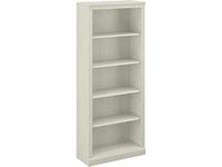 Saratoga 5-Shelf 72-Inch H Bookcase, Linen White Oak