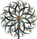 Stargarden Large Metal Wind Spinners for Outdoor, Metal Yard Art Wind Sculptures & Spinners for Yard and Garden Decorations (20x80 Inches)