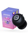 POCOCO Galaxy Projector for Bedroom with Replaceable Optical Film Discs, Home Star Projector with High-Definition Lens, Galaxy Light Projector for Relax, Study, and Sleep, Parent-Child Gifts