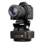 YT-1500pro Auto Motorized Rotating Panoramic Head with Remote Control, 2.2KG Load Capacity, 360 Degree Rotating Camera Phone Pan Tilt Video Tripod Head Stabilizer with Phone Clip