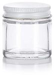 1 oz / 30 ml Clear Thick Glass Stra