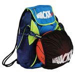 WHACKK Storm Soccer Blue|Football Equipment Bags|Basketball Volleyball Throwball Drawstring Backpack Bags |Mobile Bottle Holder Pocket |Sports Men Boys Bag |Dori Backpack |Gym Bag |Kitbag Kit Bag