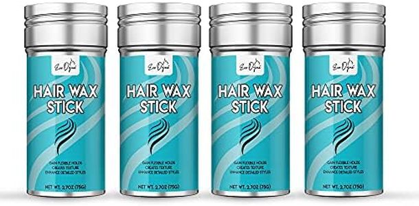 Evo Dyne Hair Wax Stick, (2.7 oz) - Gain Flexible Holds | Uni-Sex Formula, Wax Stick for Hair & Compatible with Wigs - Gain Enhance Detailed Styles (4-Pack (10.8 oz))