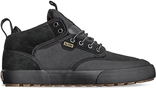 Globe Mens Motley Mid Skate Sneakers Black UK 7/AU 7