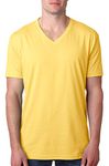 Next Level Men's 6240 CVC V-Neck Tee, Banana Cream, XX-Large