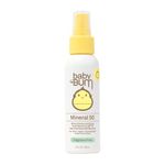 Sun Bum Baby Bum SPF 50 Sunscreen Spray Mineral UVA/UVB Face and Body Protection for Sensitive Skin Fragrance Free Travel Size 3 FL OZ