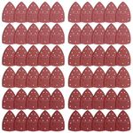 60PCS Mouse Sander Pads,Mouse Detail Sander Paper Hook and Loop Mouse Sander Sheets Sander Paper for Bosch Multi-Sander,11 Holes Sanding Sheets Assorted 40/60/80/120/180/240 Grits