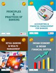 JAIIB COMBO - Principles & Practices of Banking + Accounting & financial management for bankers + Retail banking + Indian economy & Indian financial system - SET OF 4 BOOKS