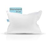 East Coast Bedding Balanced Dream Firm Pillow, Medium Support, Standard Size 20x26 Inch Goose Feather Down Pillows, 100% Cotton Shell, Standard Pillow Pack of 1