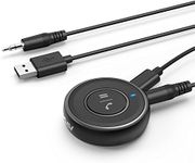 Roav Bluetooth Receiver, by Anker, with Bluetooth 4.1, CSR Bluetooth Chip, Noise-Cancellation, Integrated Mic for Hands-Free Calling, AUX-Out Port, and a USB Charging Port