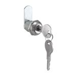 Prime-Line U 9941KA Drawer and Cabinet Lock, Stainless Steel, 5/8 in